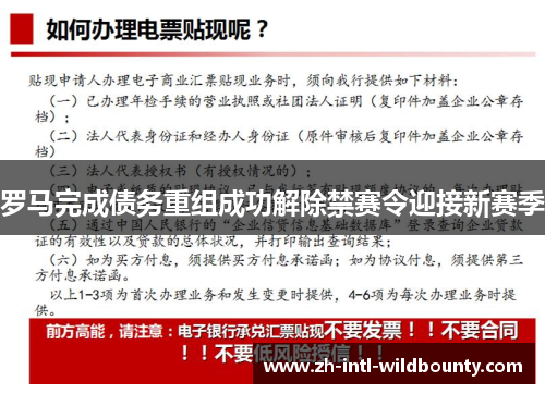 罗马完成债务重组成功解除禁赛令迎接新赛季